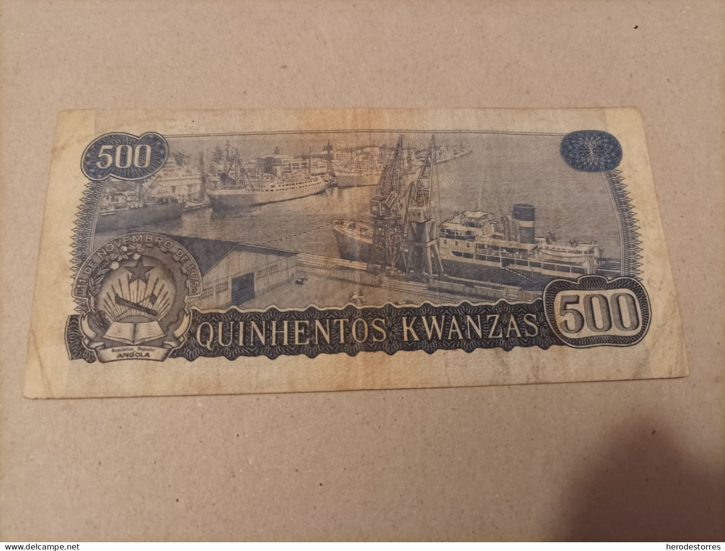 Billete Angola, 500 Kwanzas, Año 1979 - Angola