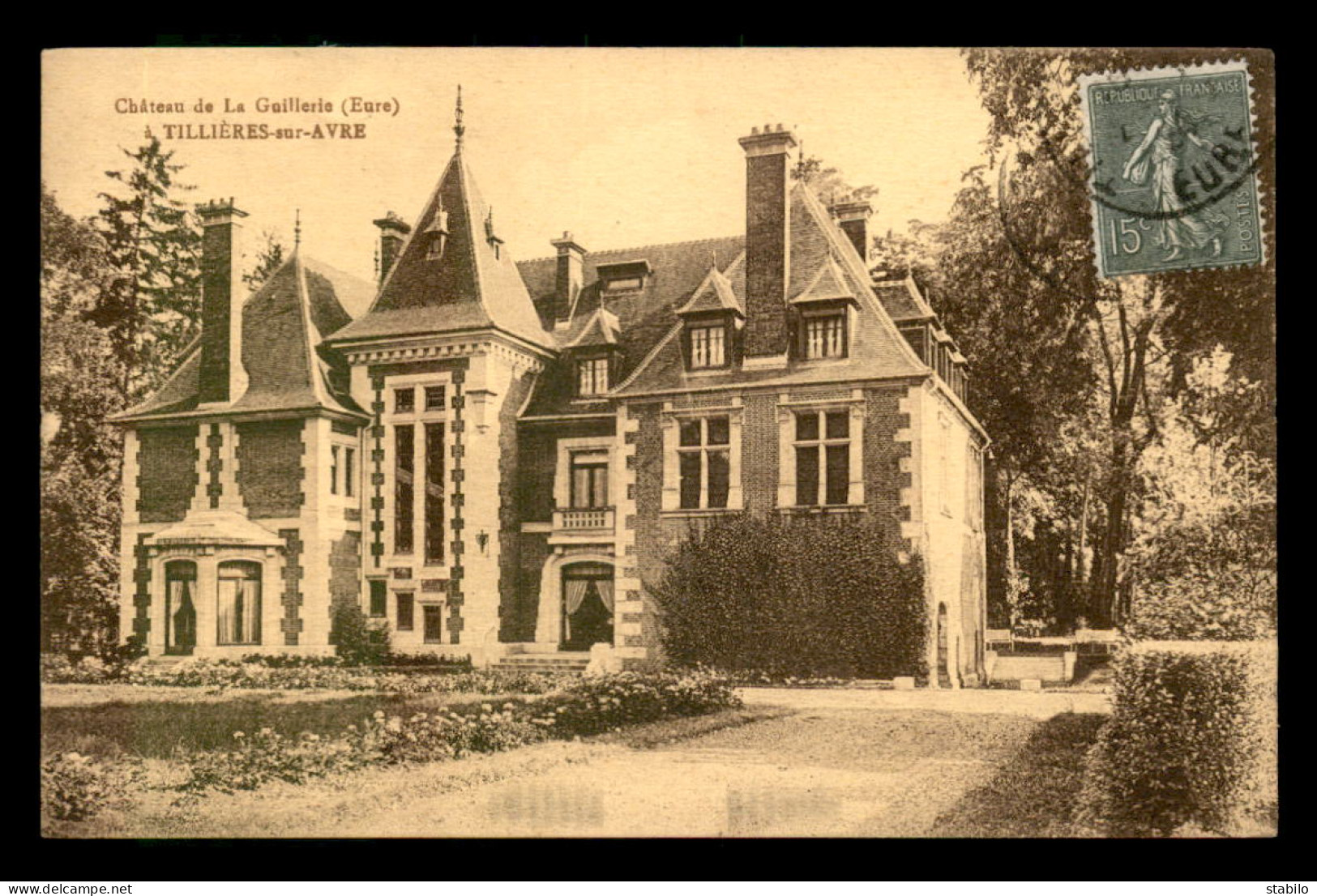 27 - TILLIERES-SUR-AVRE - CHATEAU DE LA GUILLIERE - Tillières-sur-Avre