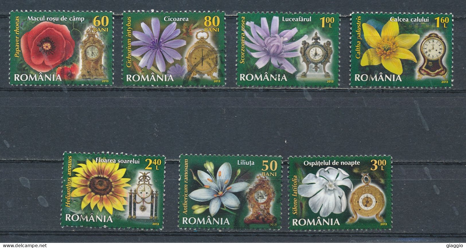 °°° ROMANIA - Y&T N° 5650/96 - 2013 °°° - Used Stamps