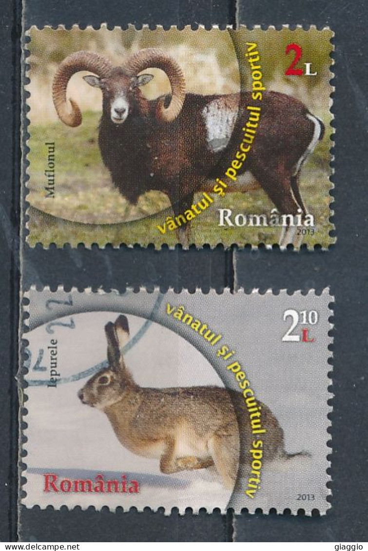 °°° ROMANIA - Y&T N° 5702/3 - 2013 °°° - Used Stamps