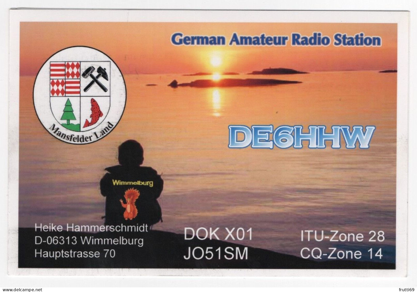 AK 208374 QSL - Germany - Wimmelburg - Radio