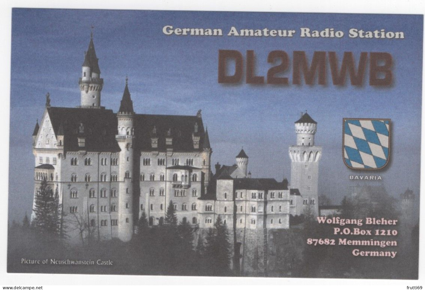 AK 208392 QSL - Germany - Memmingen - Radio
