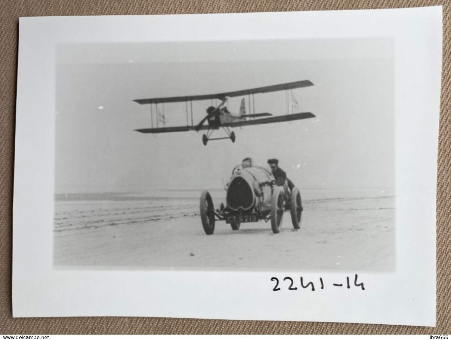 1923 - Raymond Mays Racing A Plane - 14 X 10 Cm. (REPRO PHOTO !  Zie Beschrijving, Voir Description, See Description) ! - Automobili