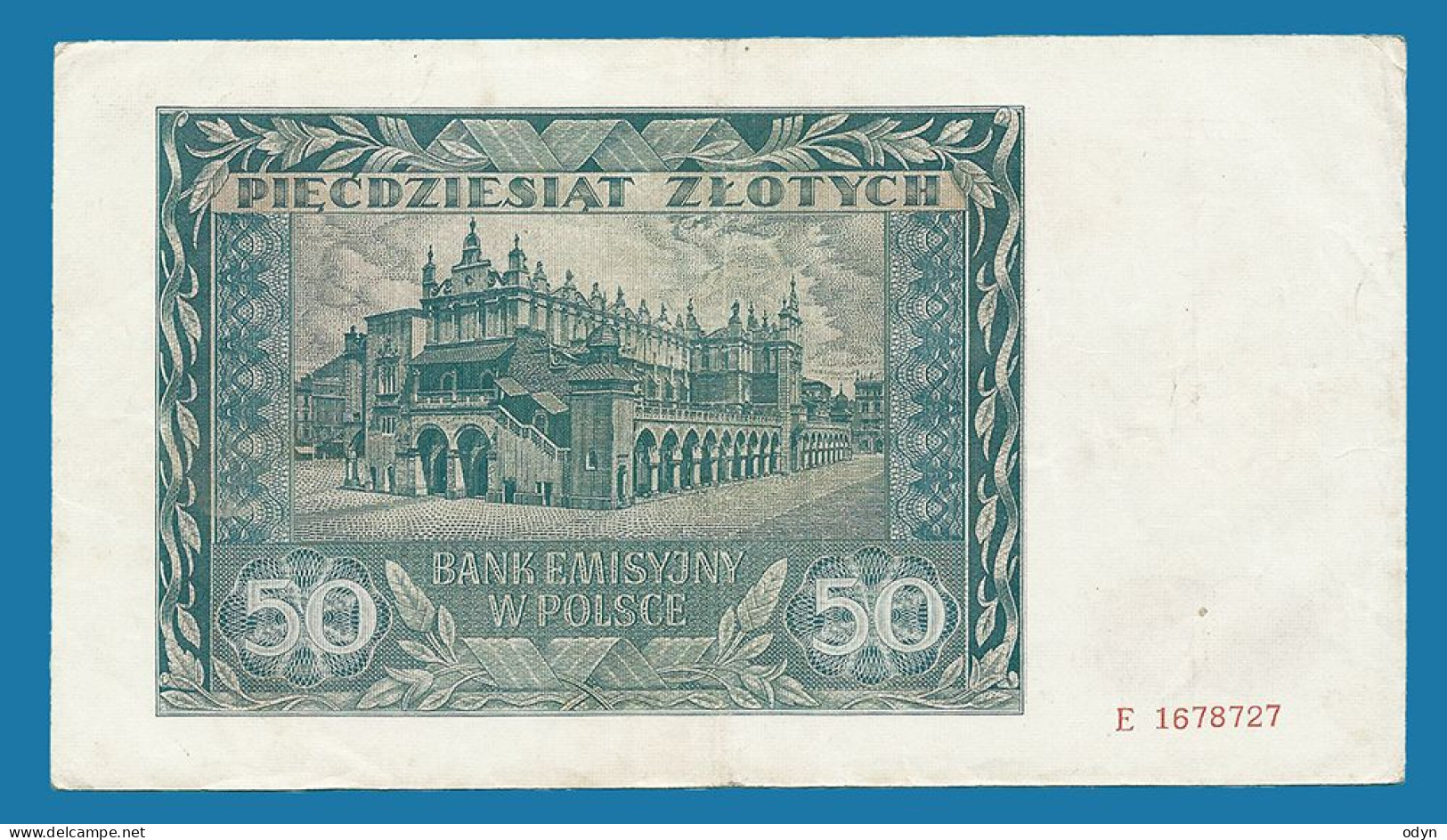 Poland, 1929, 1941; lot of 3 banknotes 50 zlotych, VF - see desctiption