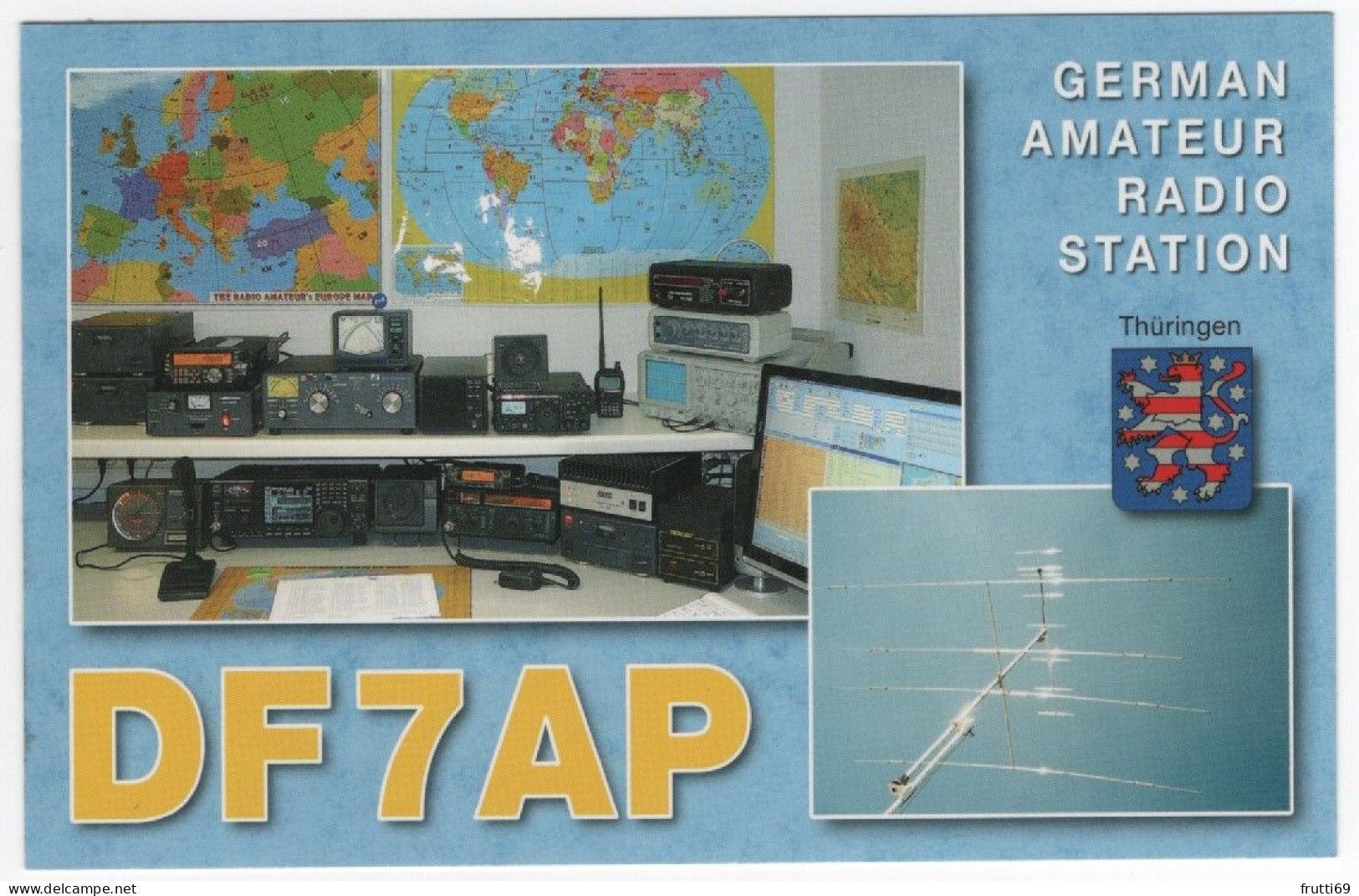 AK 208412 QSL - Germany - Niederorschel - Radio