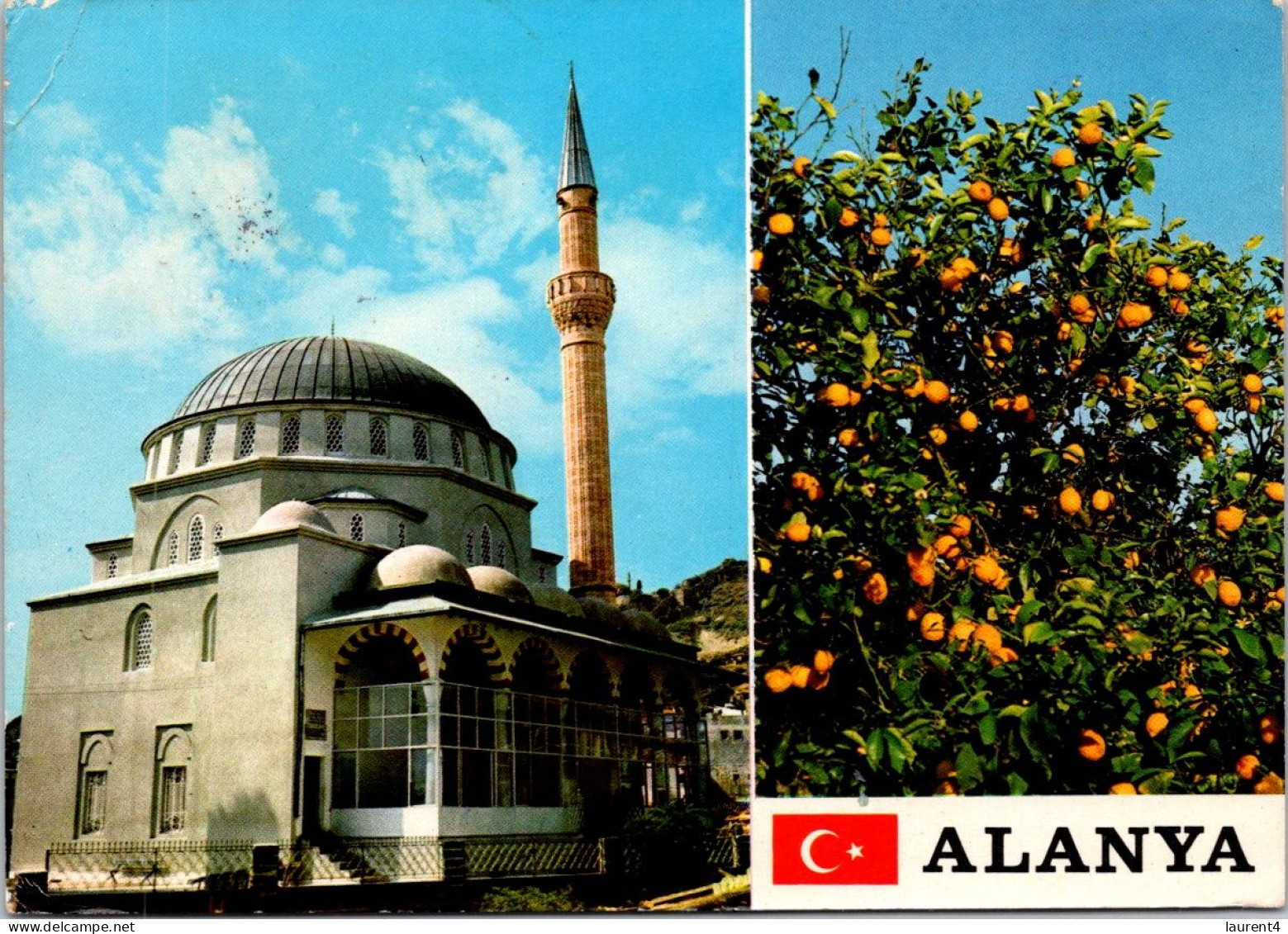 17-3-2024 (3 Y 16) Turkey (posted To France) Mosque In Alanya - Islam