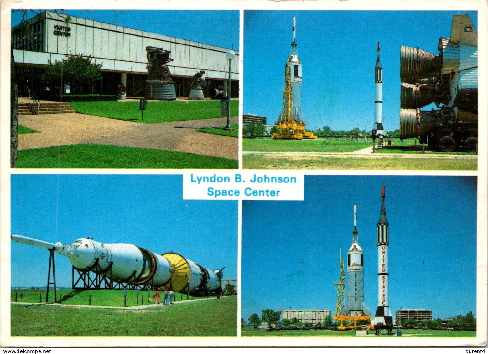 17-3-2024 (3 Y 16) USA (posted To France 1982) Johnson Space Center - Espacio
