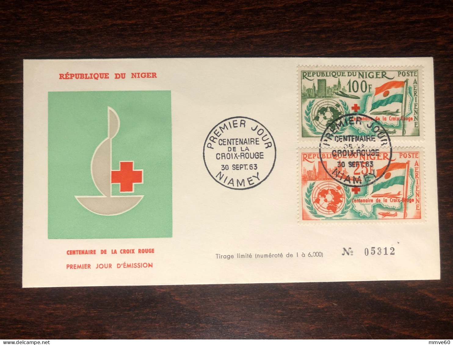 NIGER FDC COVER 1963 YEAR RED CROSS HEALTH MEDICINE STAMPS - Niger (1960-...)