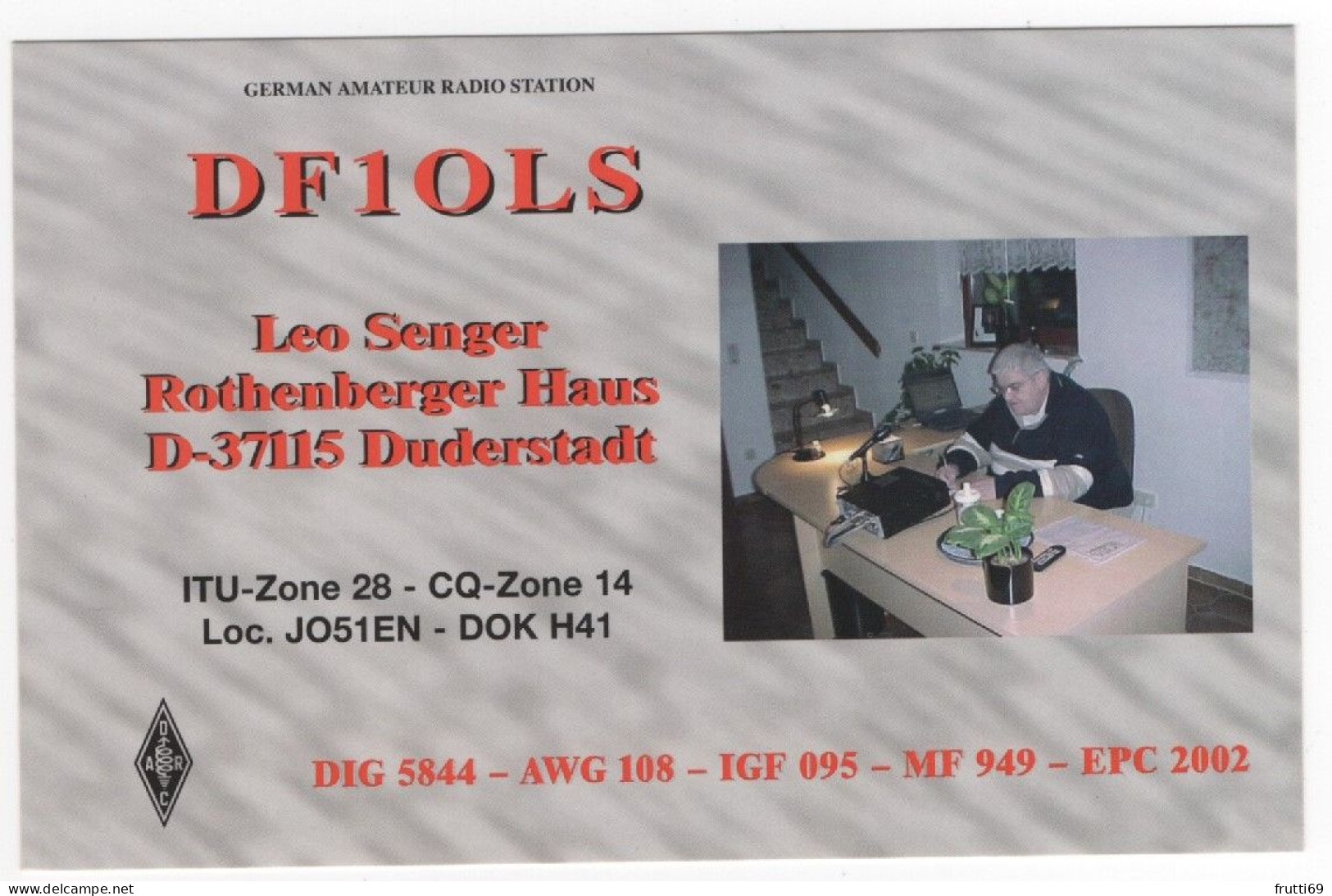 AK 208427 QSL - Germany - Duderstadt - Radio