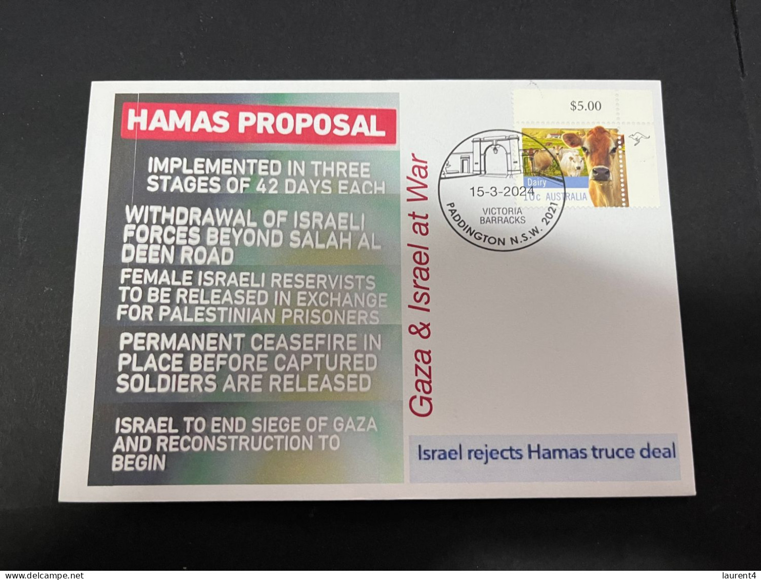 17-3-2024 (3 Y 17) War In Gaza - HAMAS Latest "peace" Proposal - Immediately Rejected By Israel - Militaria