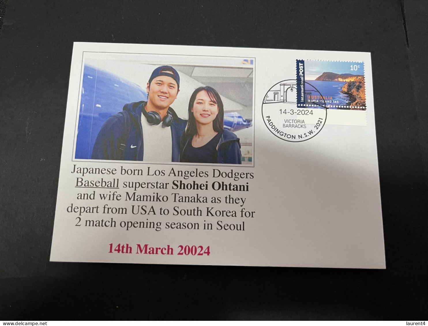 17-3-2024 (3 Y 17) Japanese Born Los Angeles Dodgers Baseball Superstar Shohei Ohtany And Wife Fly To Seoul - Baseball