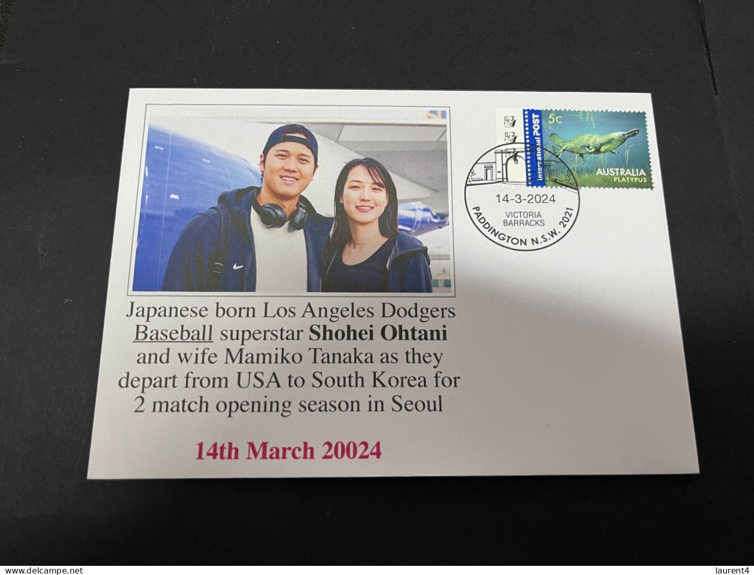 17-3-2024 (1 Y 17) Japanese Born Los Angeles Dodgers Baseball Superstar Shohei Ohtany And Wife Fly To Seoul - Béisbol