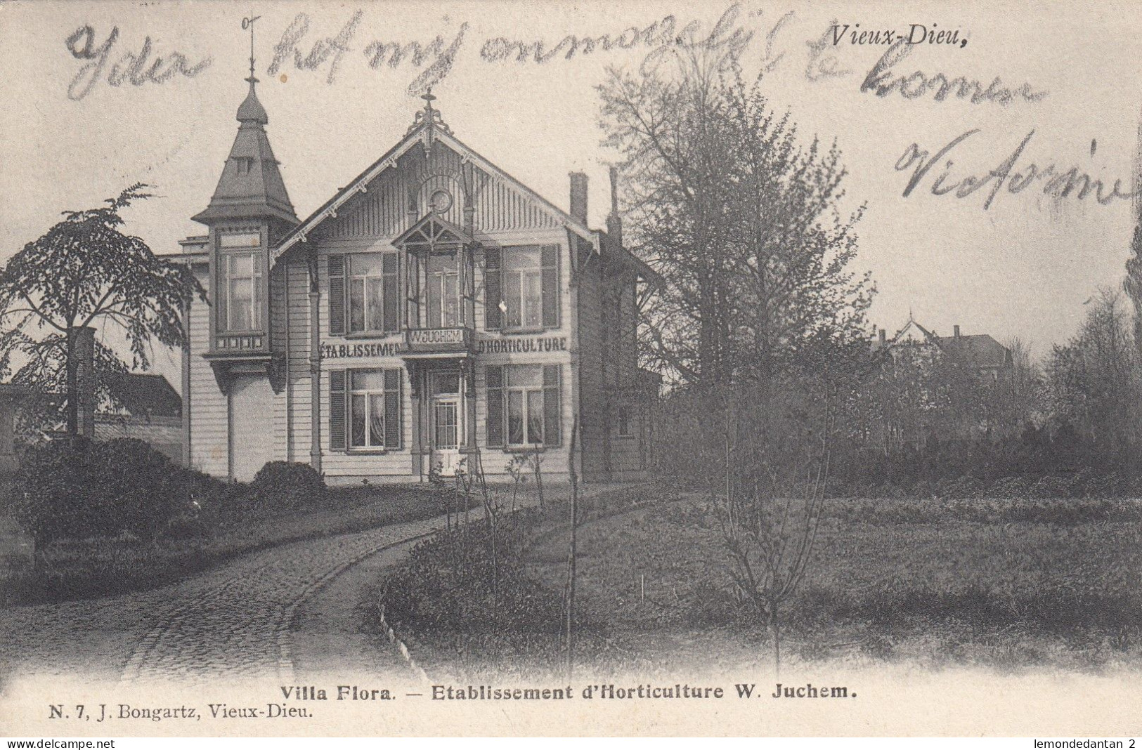 Villa Flora - Etablissement D'Horticulture W. Juchem - Vieux-Dieu - Oude-God - Mortsel