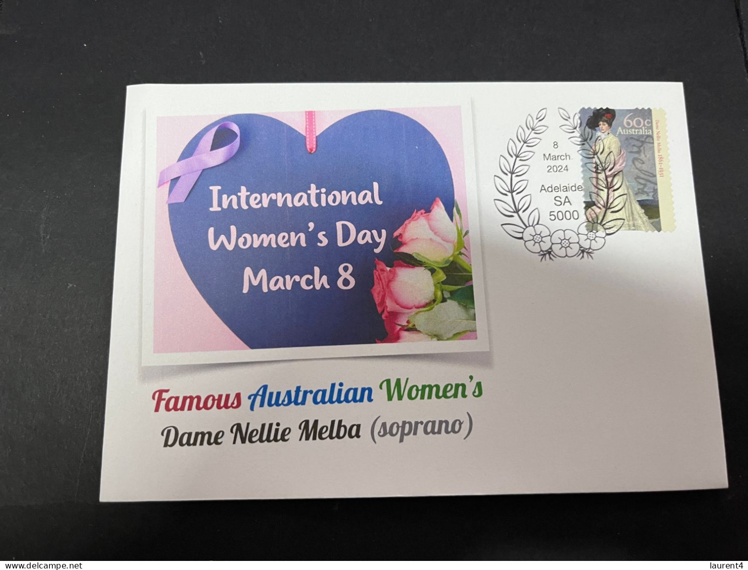 17-3-2024 (3 Y 17) International Women's Day (8-3-2024) Famous Australian Women - Dame Nellie Melba (soprano) - Sonstige & Ohne Zuordnung