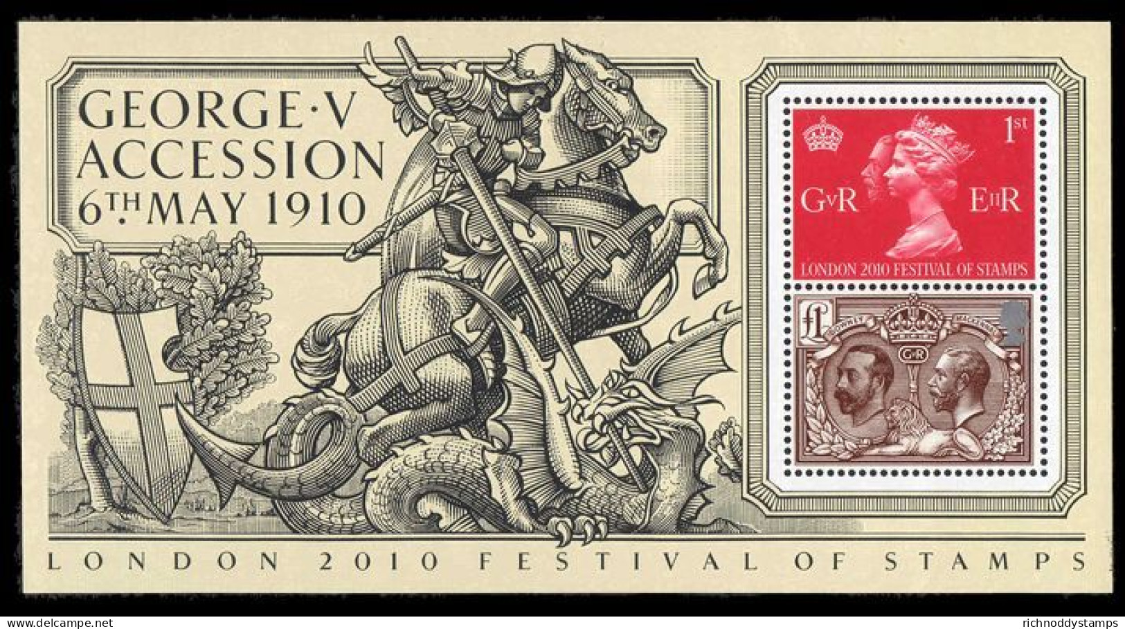 2010 London 2010 Festival Of Stamps (1st Issue) Souvenir Sheet Unmounted Mint. - Unused Stamps