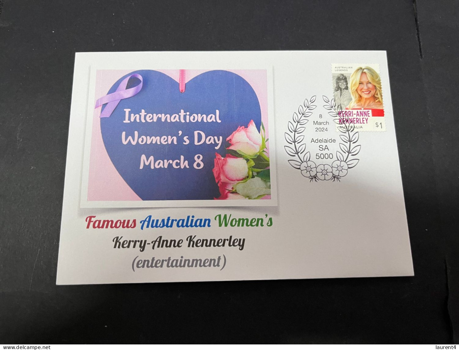 17-3-2024 (3 Y 17) International Women's Day (8-3-2024) Famous Australian Women - Kerry-Anne Kennerley (entertainment) - Sonstige & Ohne Zuordnung