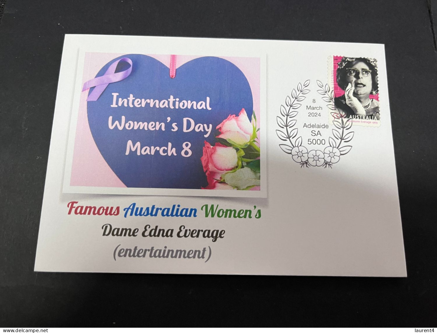 17-3-2024 (3 Y 17) International Women's Day (8-3-2024) Famous Australian Women - Dame Edna Everage (entertainmet) - Sonstige & Ohne Zuordnung
