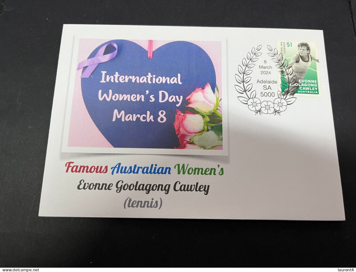 17-3-2024 (3 Y 17) International Women's Day (8-3-2024) Famous Australian Women - Evonne Goolagong Cawley (tennis) - Sonstige & Ohne Zuordnung