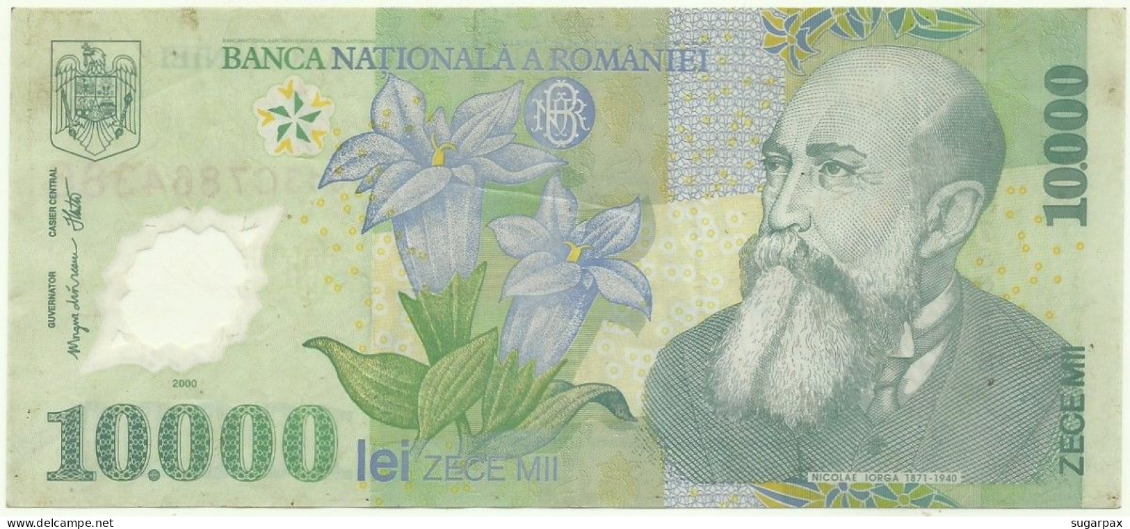 ROMANIA - 10.000 Lei - 2000 - Pick 112.b - Série 013C - POLYMER - 10000 - Rumania