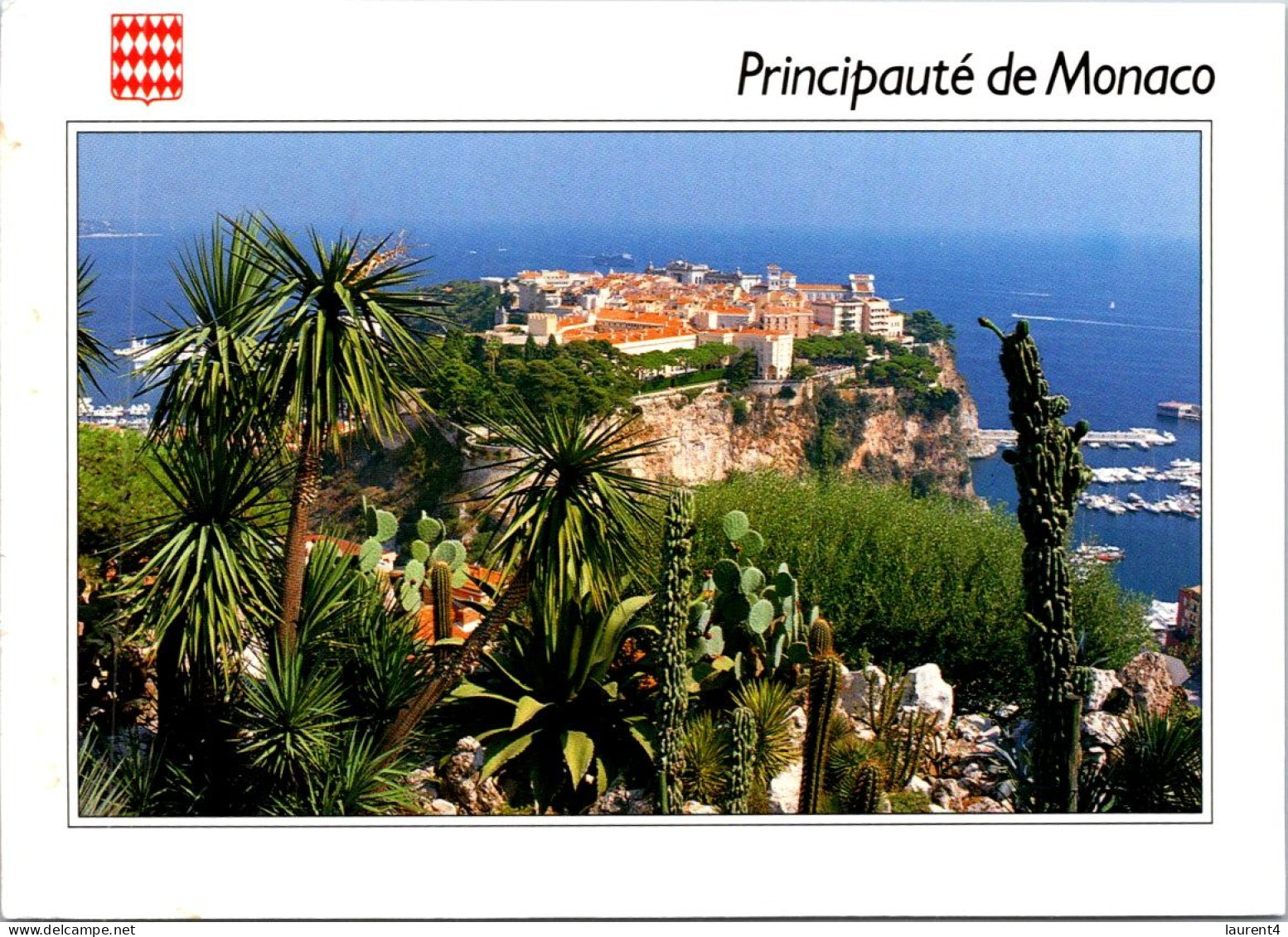 17-3-2024 (3 Y 16)  Monaco (posted To France - With French Stamp)  1996 ? (cactus Plant / Flowers) - Sukkulenten