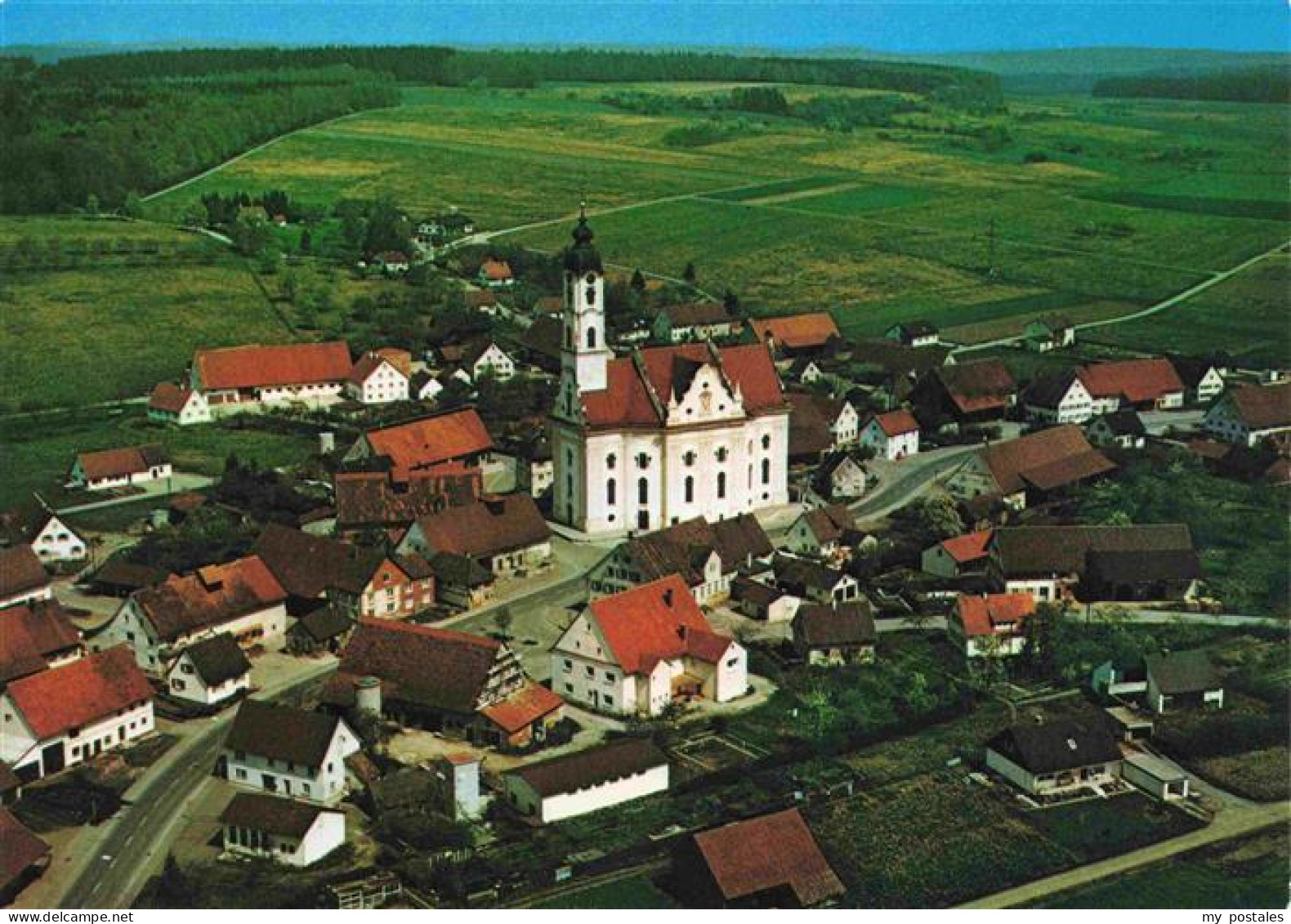 73964786 Bad_Schussenried Wallfahrtskirche Steinhausen Fliegeraufnahme - Bad Schussenried