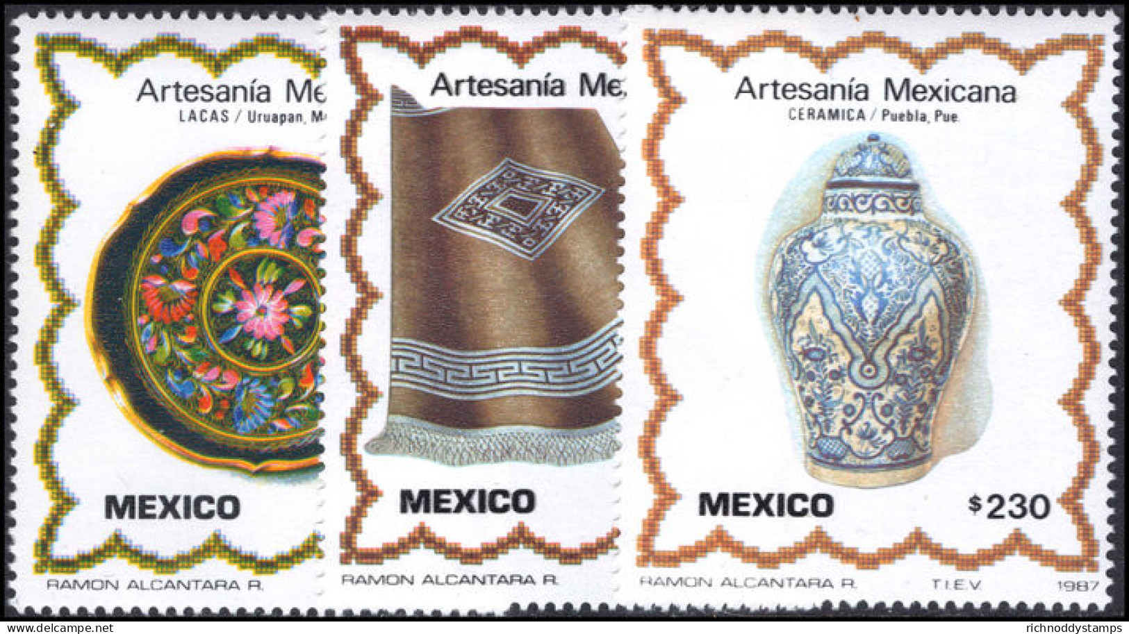 Mexico 1987 Handicrafts Unmounted Mint. - Mexico