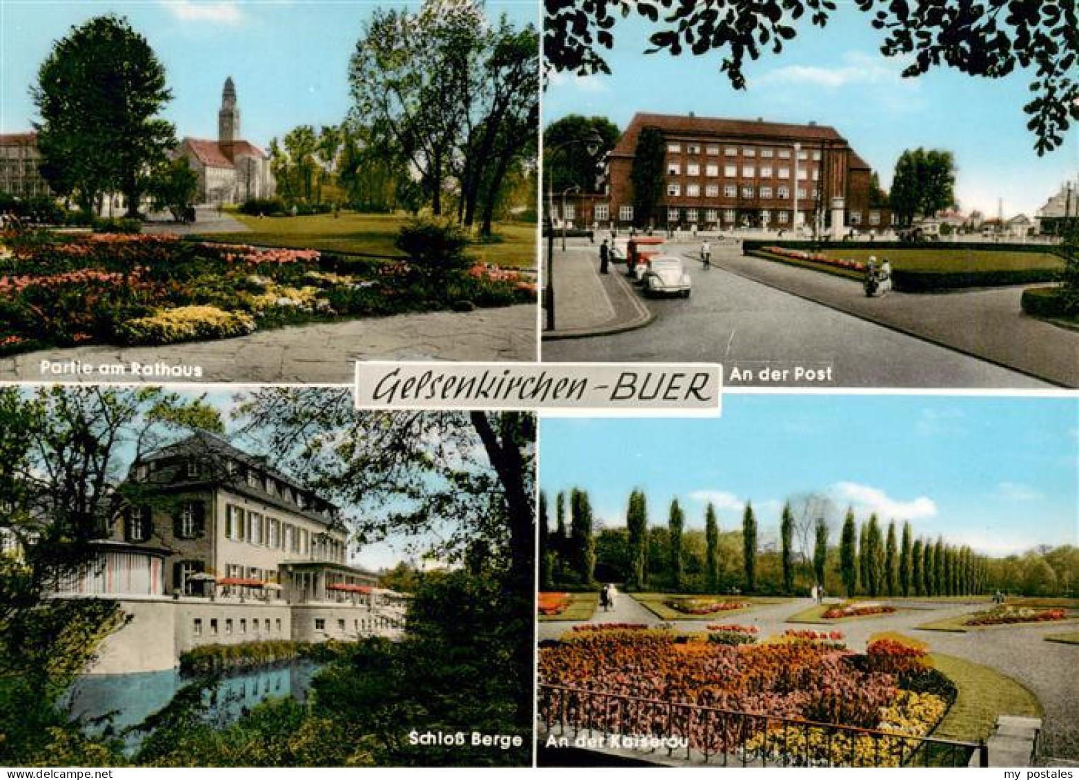 73925051 Buer_Gelsenkirchen Rathaus Park Post Schloss Berge An Der Kaiserau - Gelsenkirchen