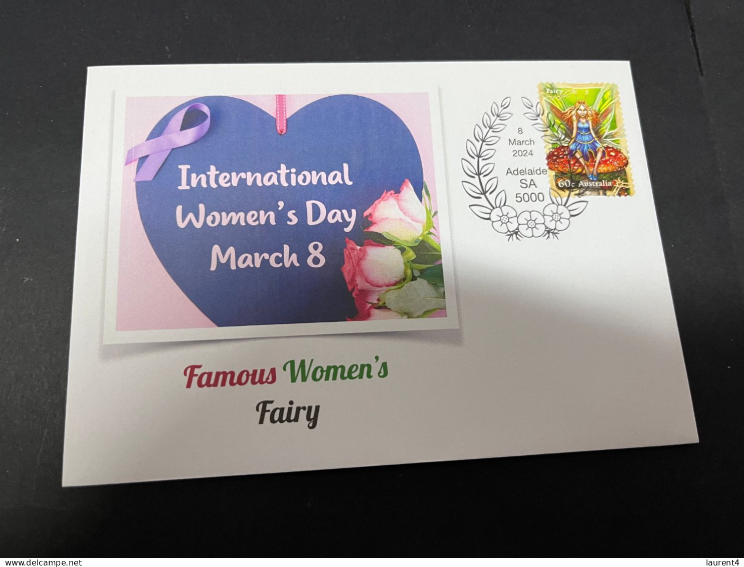 17-3-2024 (3 Y 19) International Women's Day (8-3-2024) Famous Women - Ferry (Disney) Seating On Mushroom - Other & Unclassified