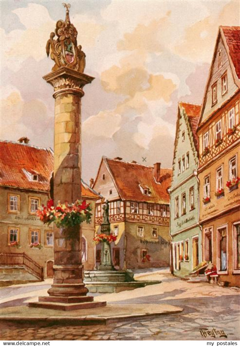 73924913 Kronach_Oberfranken Melchior-Otto-Platz Mit Lucas-Cranach-Haus Und Ehre - Kronach