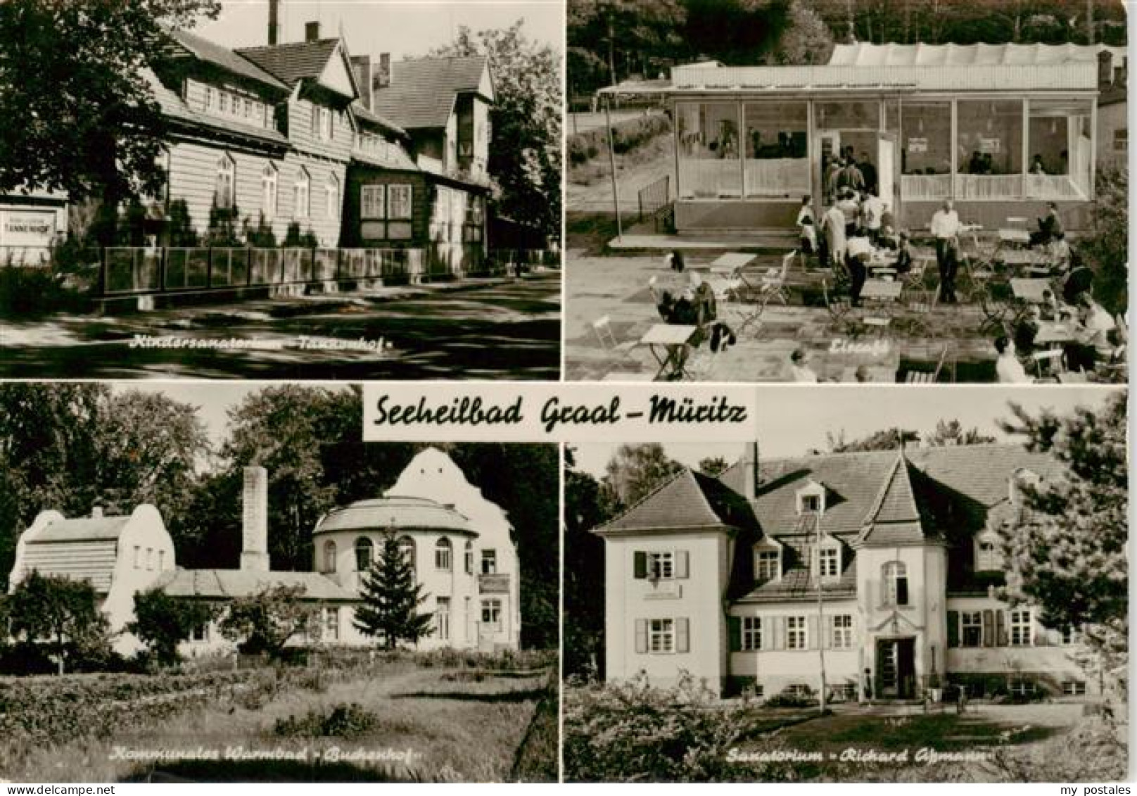 73883842 Graal-Mueritz Ostseebad Kindersanatorium Tannenhof EisCafe Warmbad Buch - Graal-Müritz