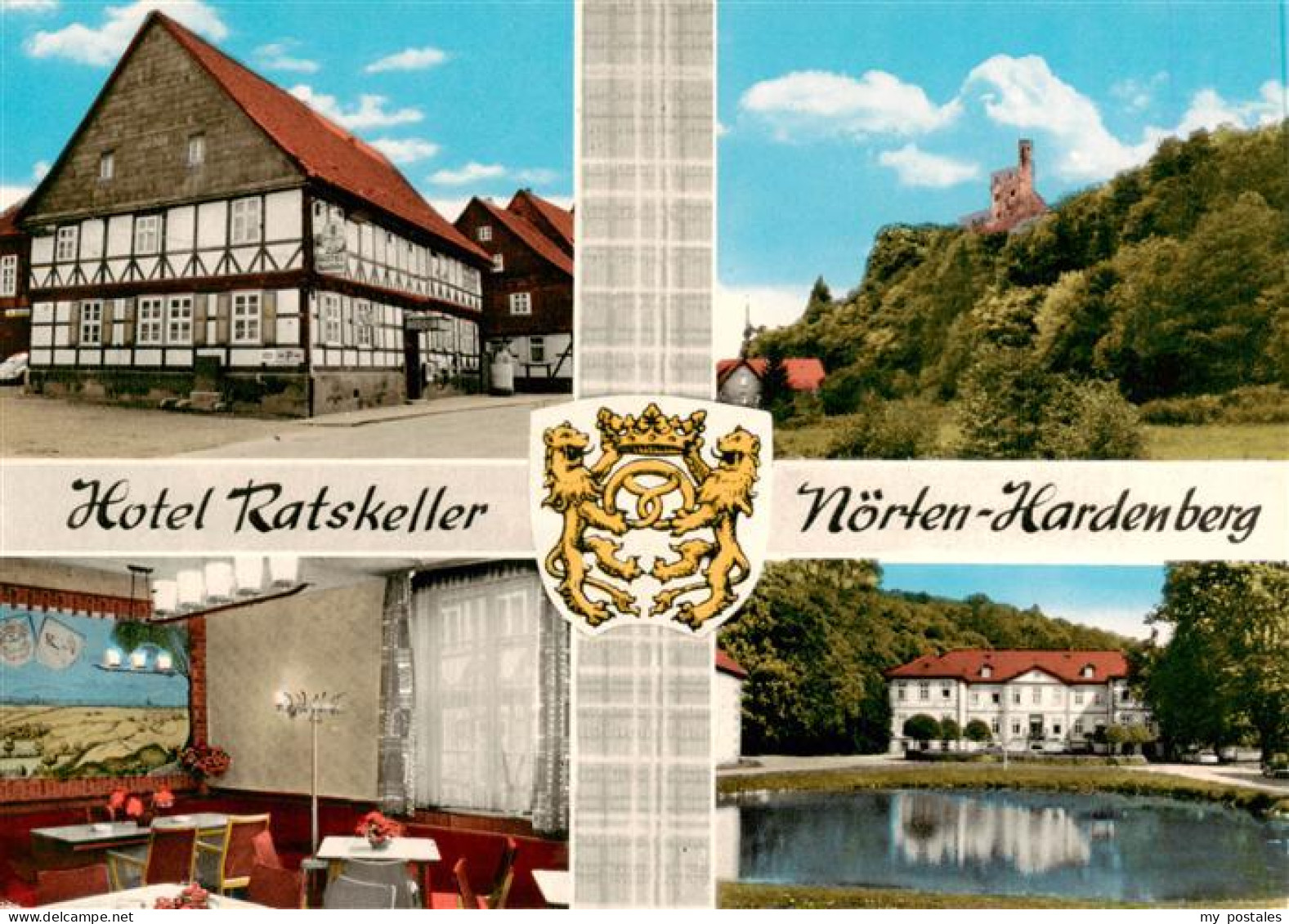 73883821 Hardenberg Noerten Hotel Ratskeller Restaurant Teich Burgruine  - Nörten-Hardenberg