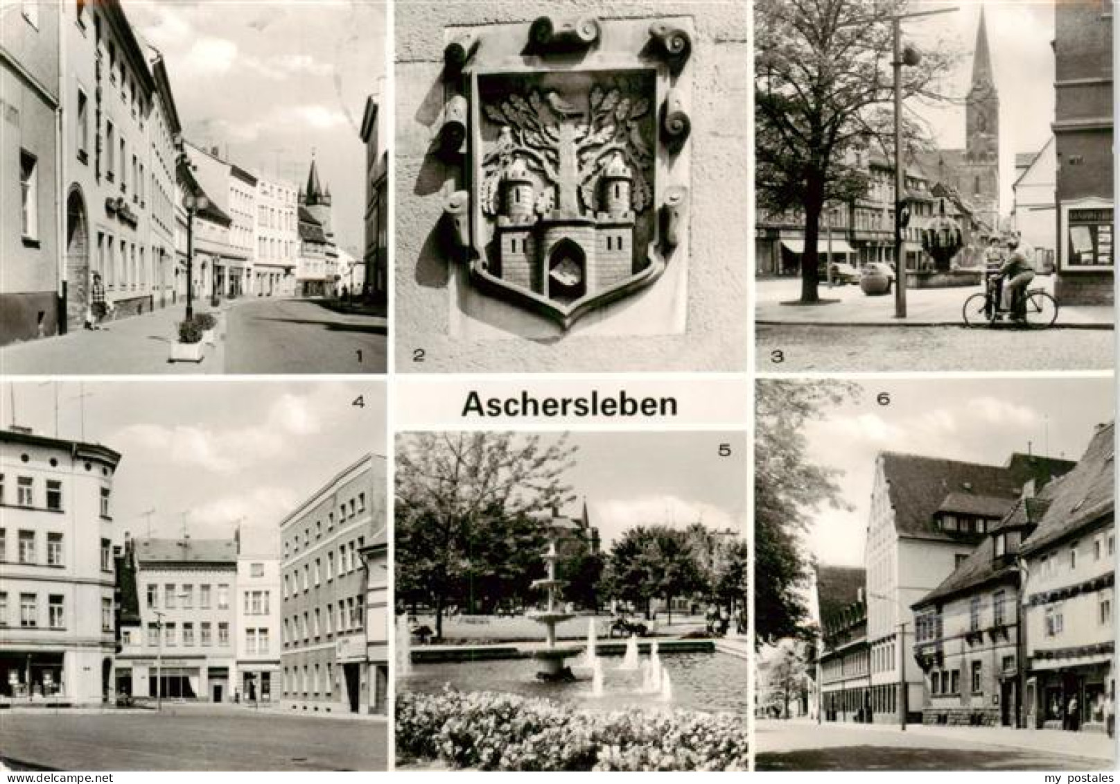 73883760 Aschersleben Tie Wappen Am Rathaus Markt Platz Der Jugend Aschersleben - Aschersleben