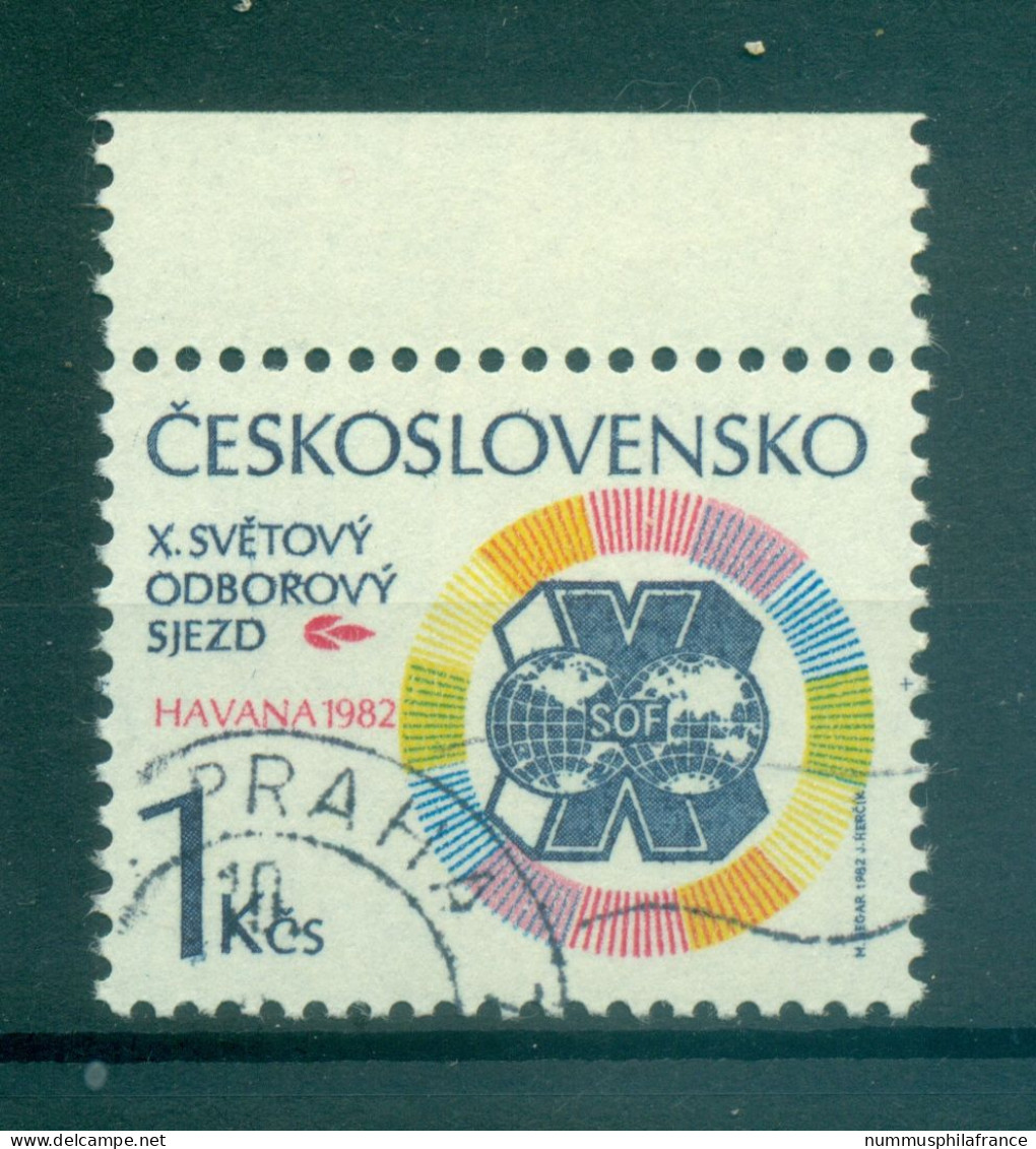 Tchécoslovaquie 1982 - Y & T N. 2478 - FSM (Michel N. 2655) - Usati