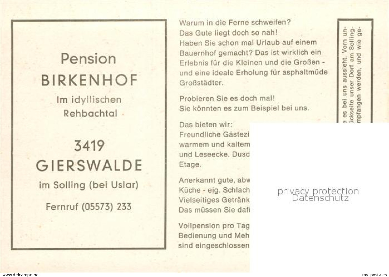 73849322 Gierswalde Pension Birkenhof Gierswalde - Uslar