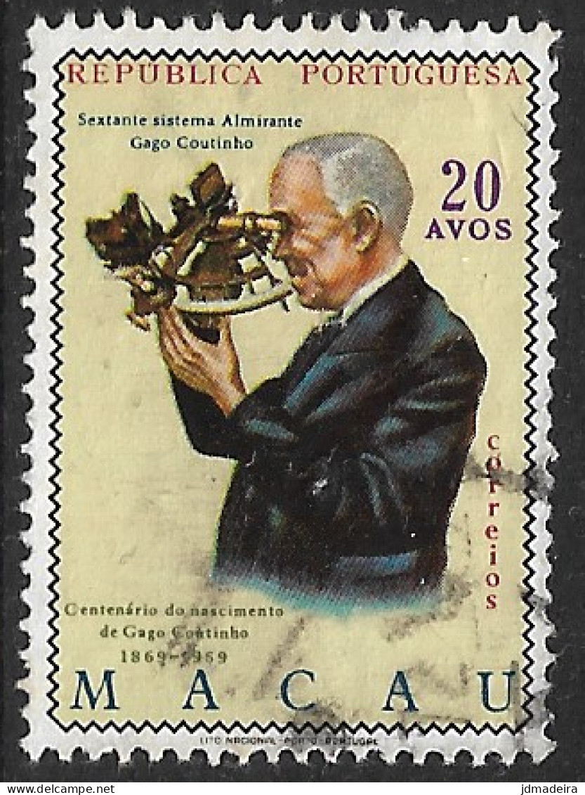 Macao Macau – 1969 Gago Coutinho Used Stamp - Usados