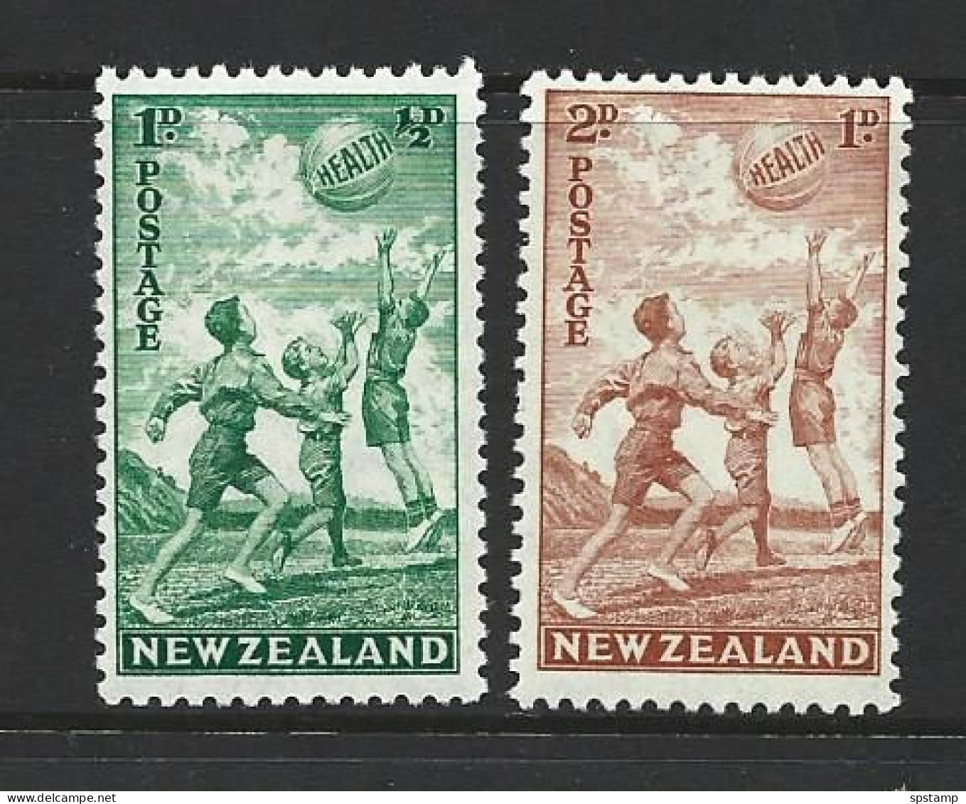 New Zealand 1940 Health Charity Issue Set Of 2 MVLH - Neufs