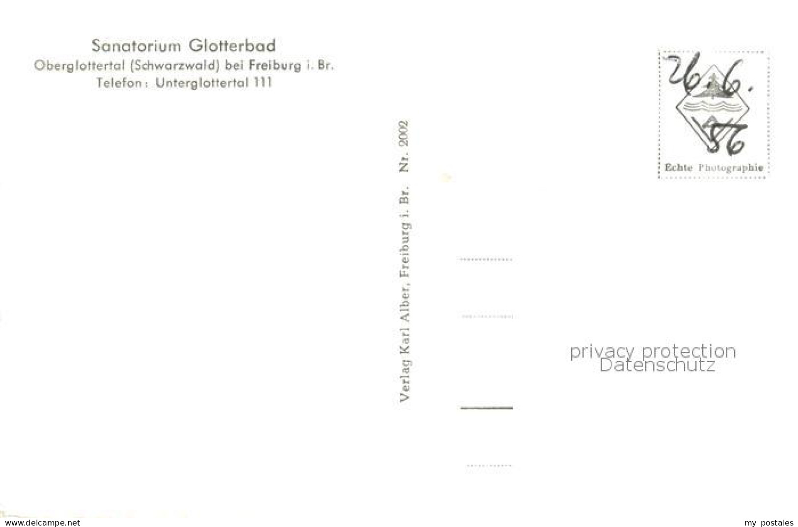 73778095 Glottertal Schwarzwald Sanatorium Glotterbad  - Glottertal