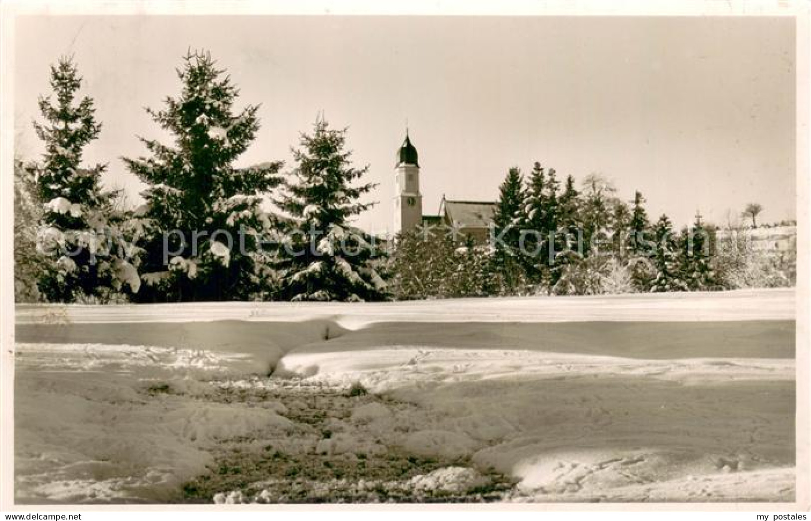 73778040 Hoechenschwand Kirche Winterpanorama Hoechenschwand - Hoechenschwand