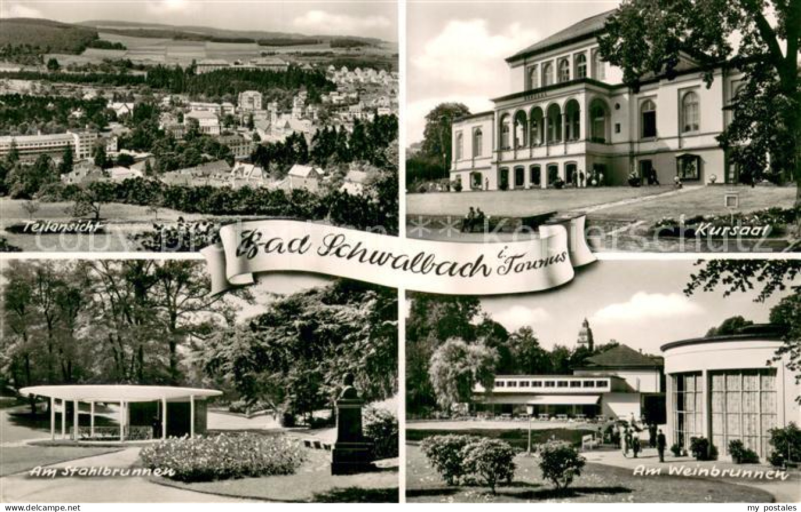 73777990 Bad Schwalbach Teilansicht Kursaal Weinbrunnen Stahlbrunnen Bad Schwalb - Bad Schwalbach