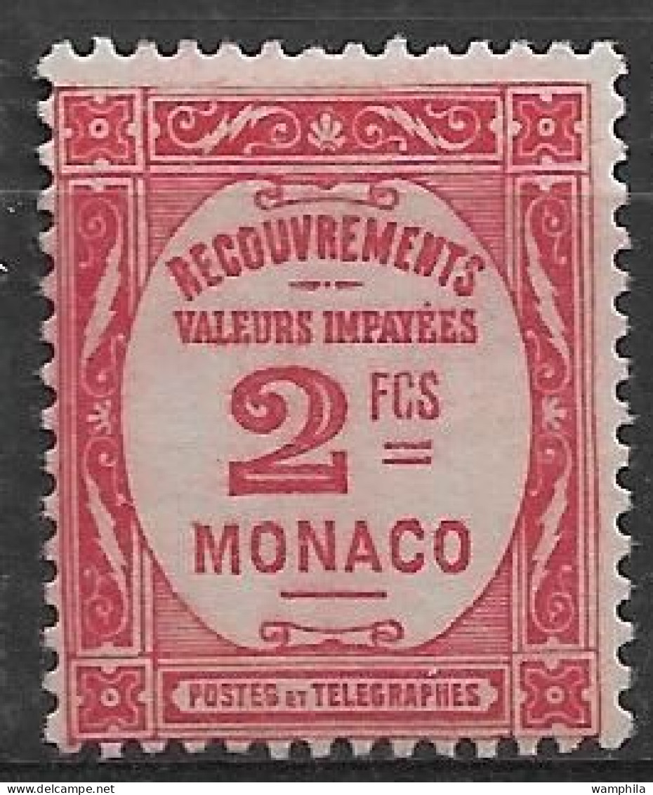 Monaco. Taxe N°28 * Cote 125€. - Postage Due