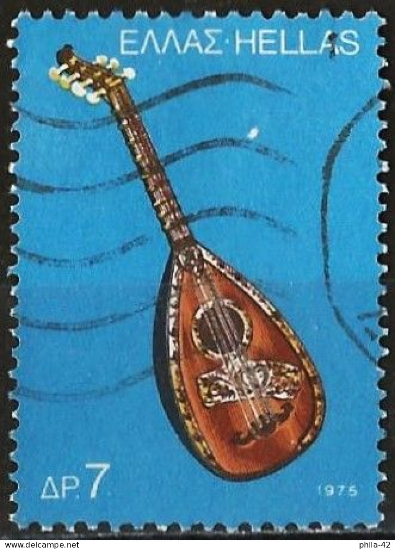 Greece 1975 - Mi 1223 - YT 1201 ( Musical Instrument : Lute ) - Usados