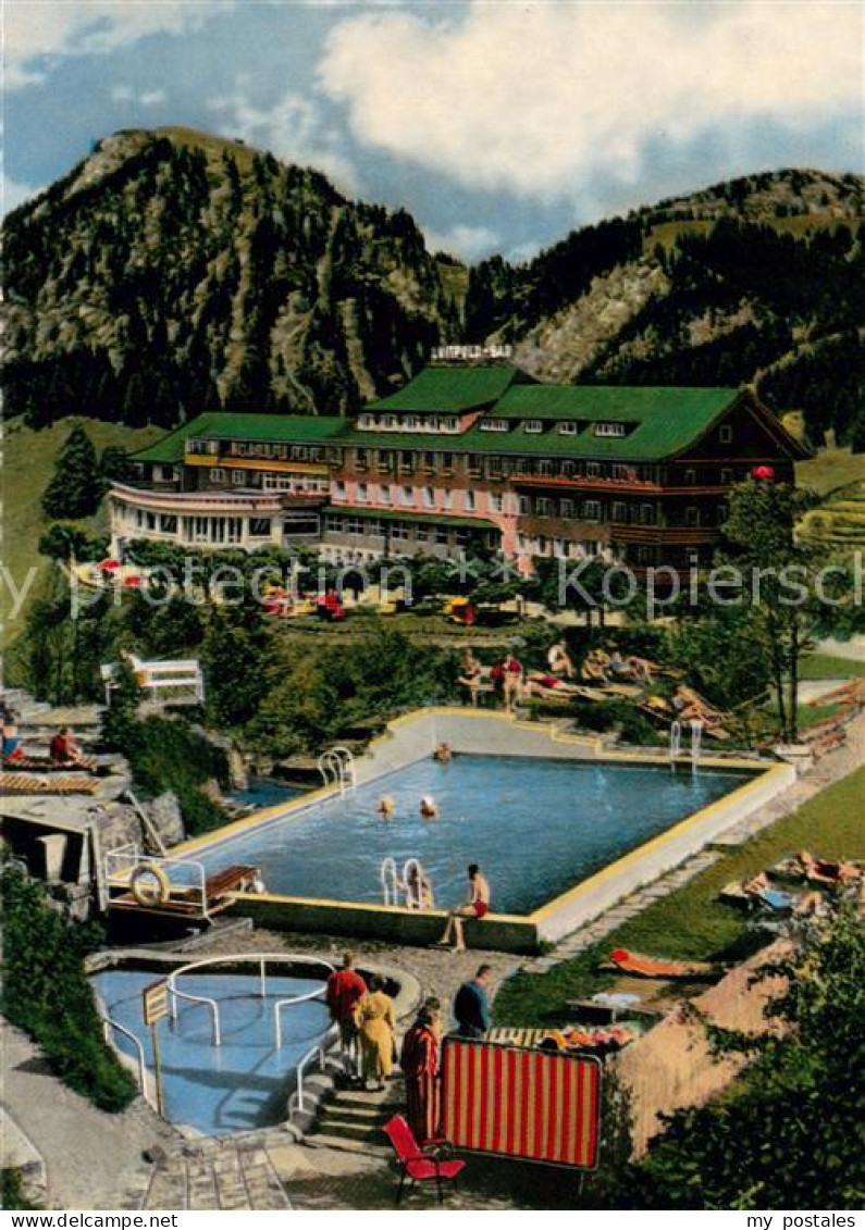 73721808 Bad Oberdorf Kurhotel Luitpoldbad Freibad Bad Oberdorf - Hindelang