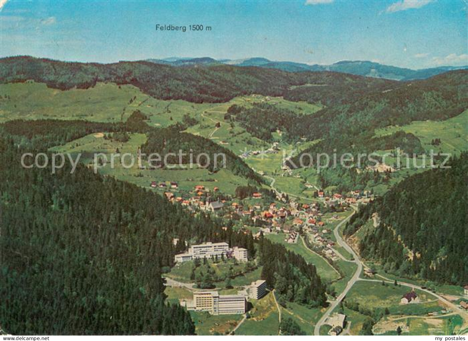 73721792 Todtmoos Fliegeraufnahme Mit Sanatorium Wehrawald Und Feldberg Todtmoos - Todtmoos