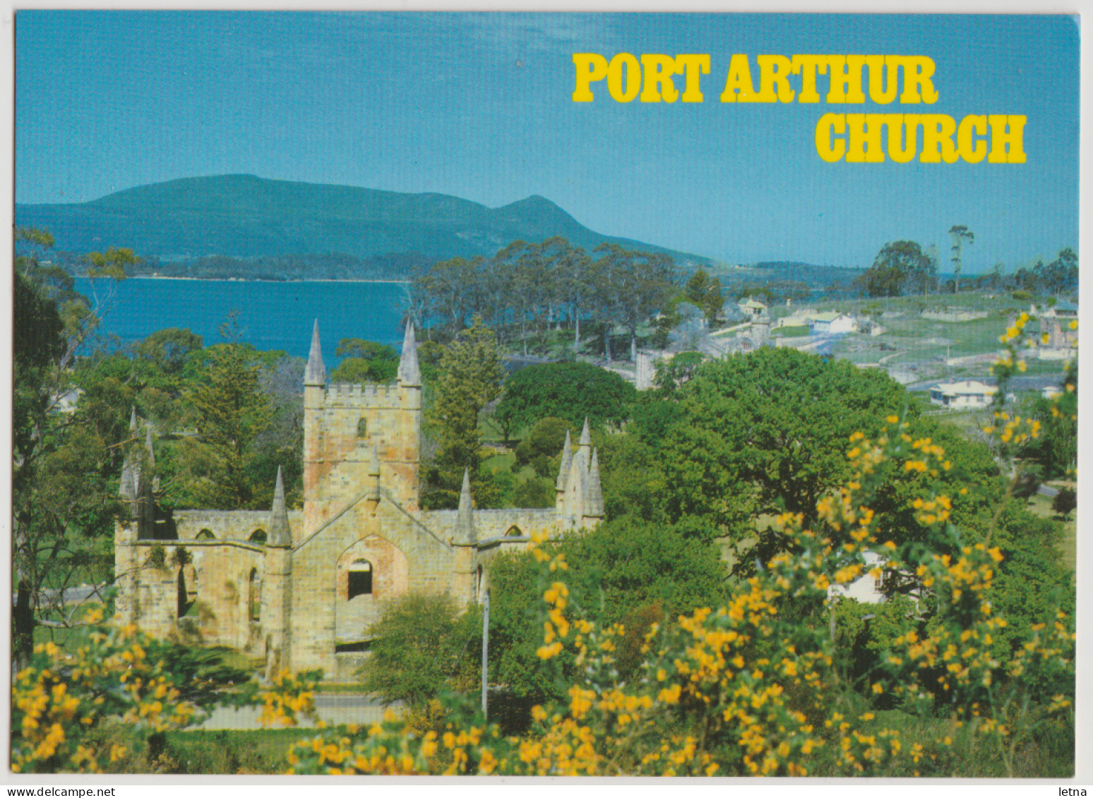 Australia TASMANIA TAS Prison Convict Church Ruins PORT ARTHUR Colour Tech DS272 C1970s Postcard 2 - Port Arthur