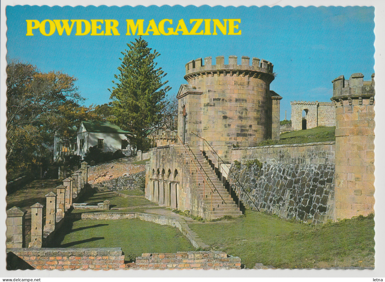 Australia TASMANIA TAS Prison Guard Tower Powder Magazine PORT ARTHUR Douglas DS274 Postcard C1970s - Port Arthur