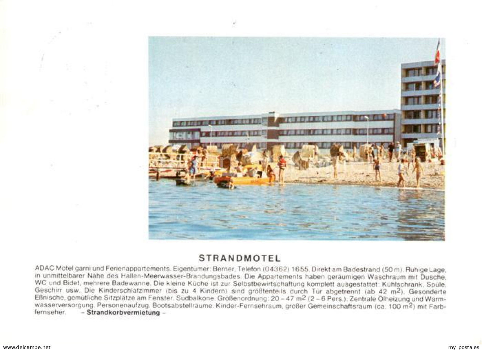 73721318 Heiligenhafen Ostseebad Strandmotel ADAC-Motel Garni Aussenansicht M. S - Heiligenhafen