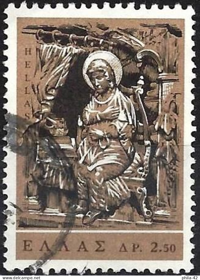 Greece 1966 - Mi 927 - YT 905 ( Saint Nicolas De Galixidi  ) - Used Stamps