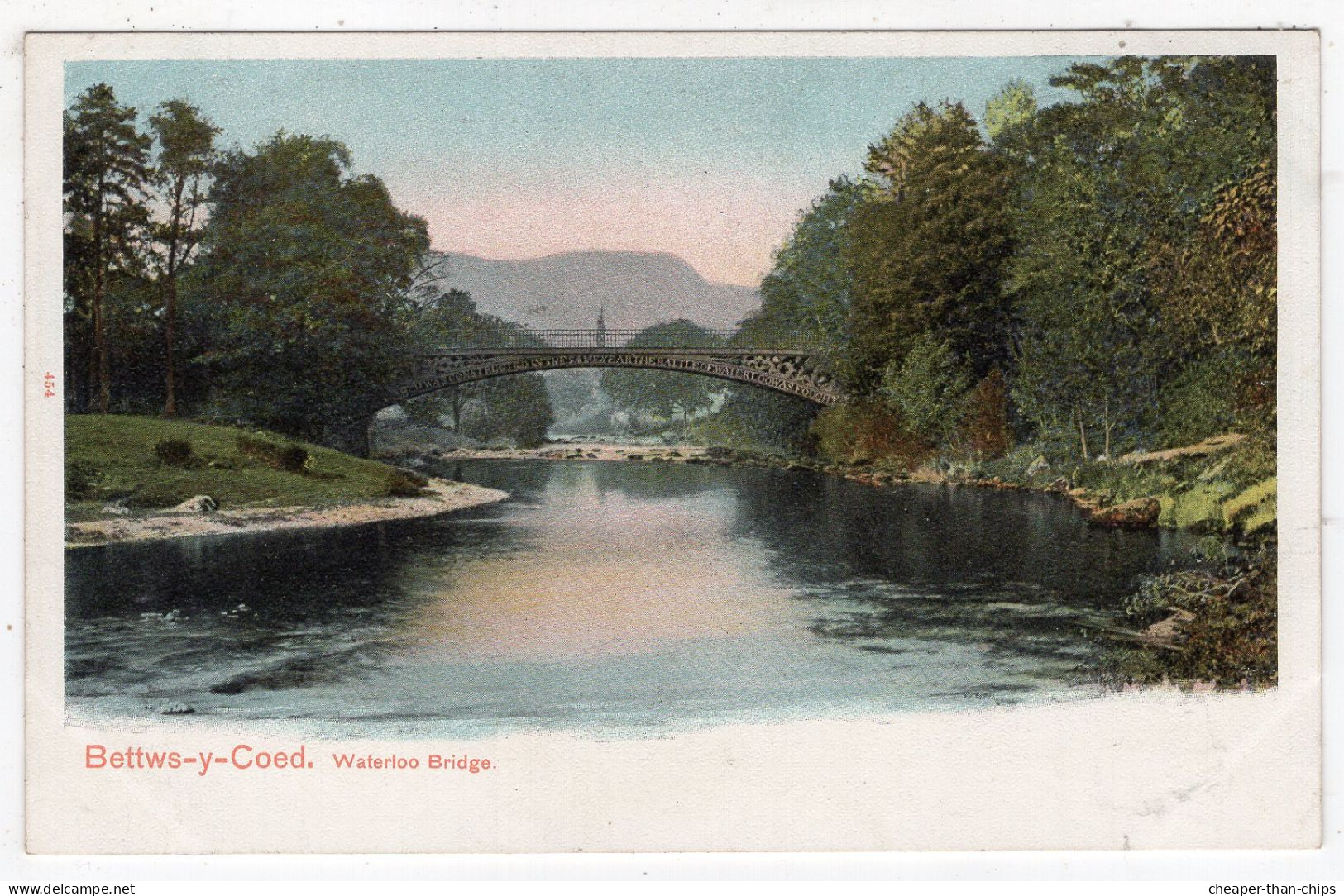 BETTWS-y-COED - Waterloo Bridge - Peacock Autochrom 454 - Caernarvonshire