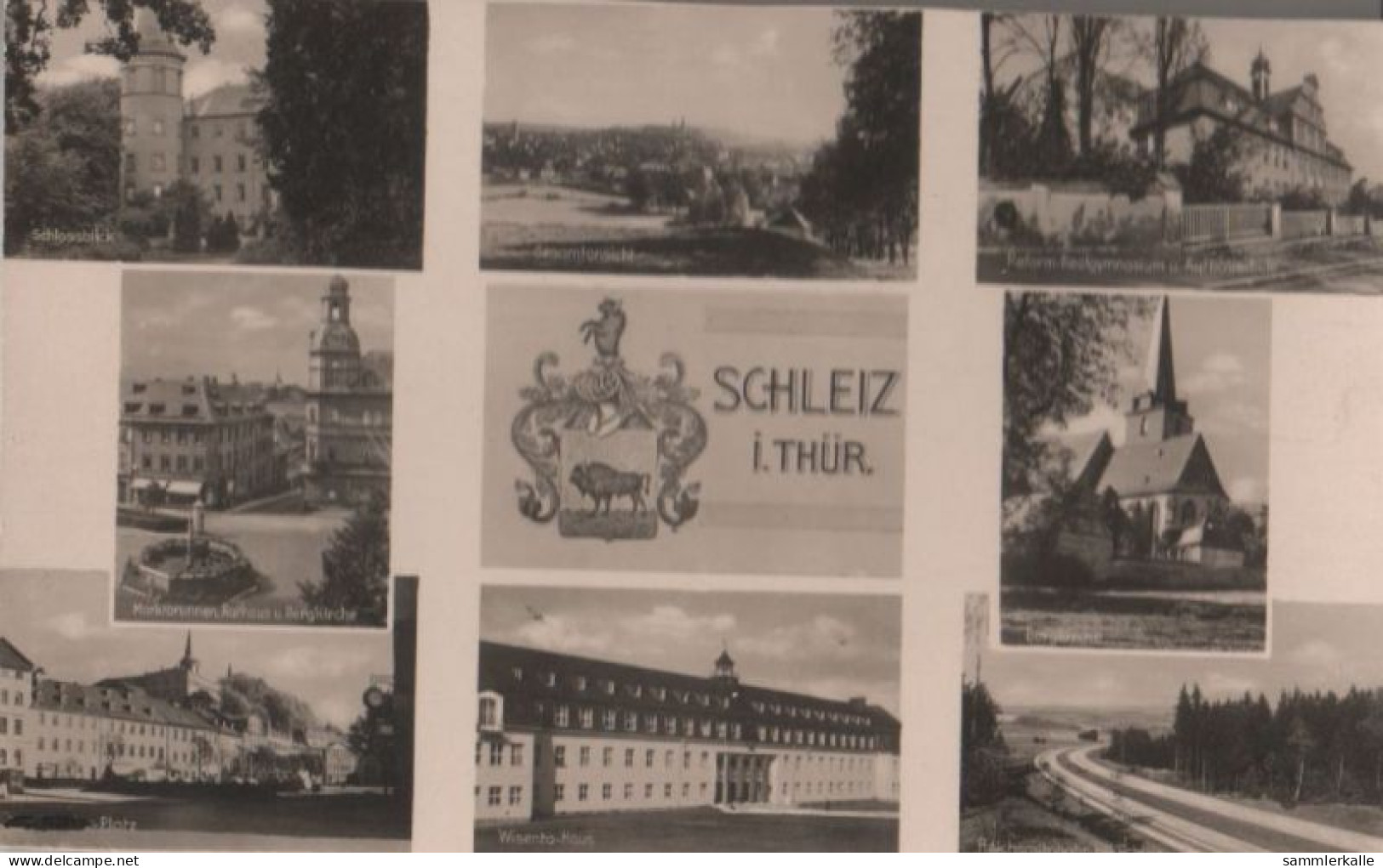 46630 - Schleiz - U.a. Gesamtansicht - Ca. 1950 - Schleiz