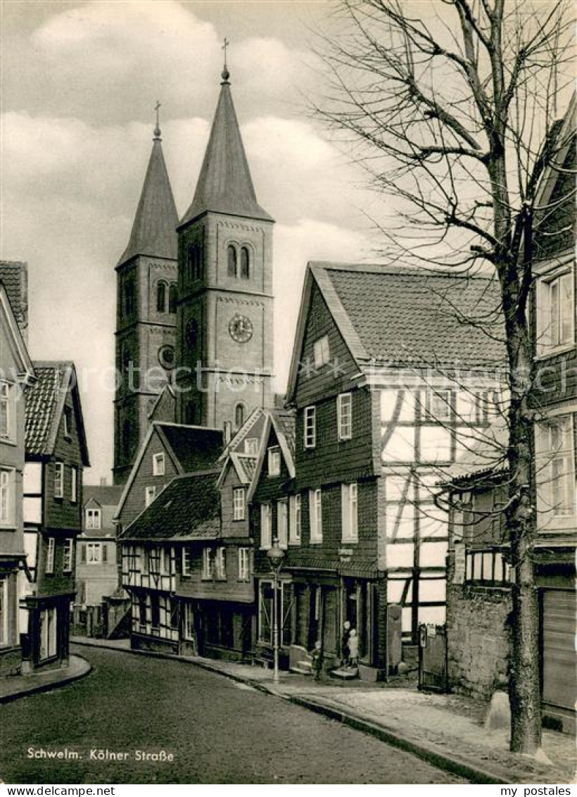 73702625 Schwelm Koelner Strasse Mit Kirche Schwelm - Schwelm